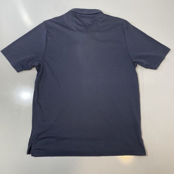 Travis Mathew Performance Golf Polo Shirt Men's Large Blue Paint Splatter Logo - Picture 7 of 7